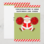 かわいいクリスマス シーズンカード (正面/裏面)