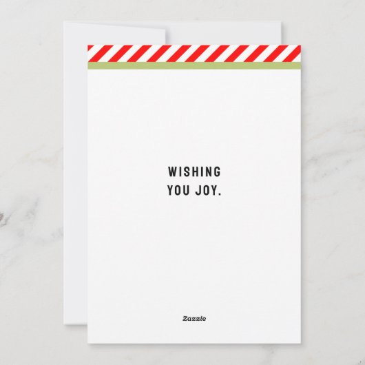 かわいいクリスマス シーズンカード (裏面)