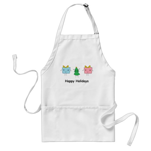 かわいいクリスマス スタンダードエプロン (正面)