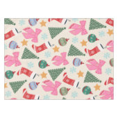 かわいいクリスマス テーブルクロス (正面(横))