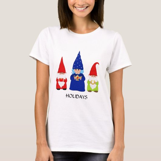 かわいいクリスマス・ノーム Tシャツ (正面)