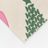 かわいいクリスマス フリースブランケット (角)