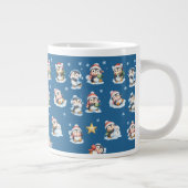 かわいいクリスマス ペンギンマグ ジャンボコーヒーマグカップ (右)