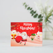 かわいいクリスマス ポストカード (スタンド正面)