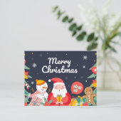 かわいいクリスマス ポストカード (スタンド正面)