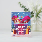 かわいいクリスマス ポストカード (スタンド正面)