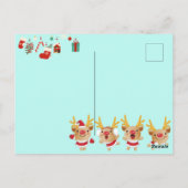 かわいいクリスマス ポストカード (裏面)