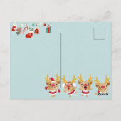 かわいいクリスマス ポストカード (裏面)