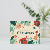 かわいいクリスマス ポストカード (スタンド正面)