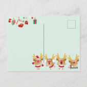 かわいいクリスマス ポストカード (裏面)