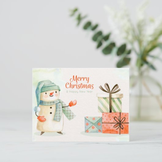 かわいいクリスマス ポストカード (スタンド正面)