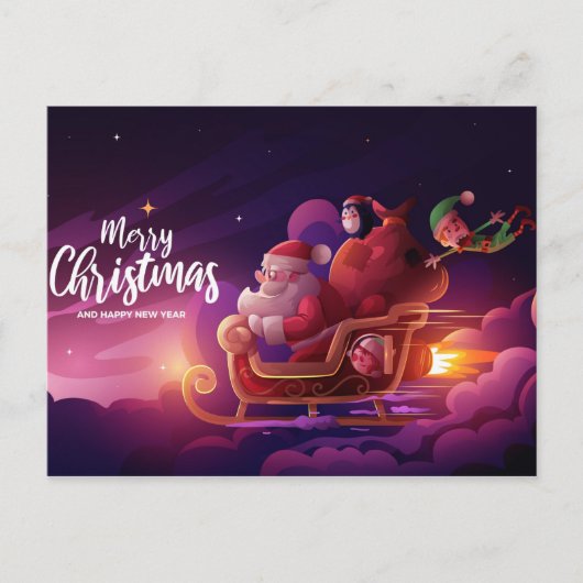 かわいいクリスマス ポストカード (正面)