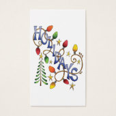 かわいいクリスマス、ライト&スターズウィズホリデー文字 (正面)