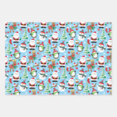 かわいいクリスマス ラッピングペーパーシート (正面)