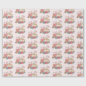 かわいいクリスマス ラッピングペーパー (フラット)