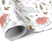 かわいいクリスマス ラッピングペーパー (ロールコーナー)