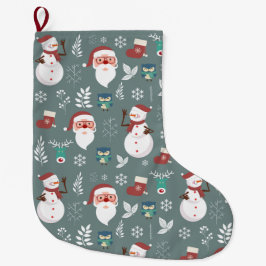 かわいいクリスマス ラージクリスマスストッキング