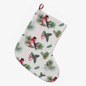 かわいいクリスマス ラージクリスマスストッキング (正面 (吊り時))