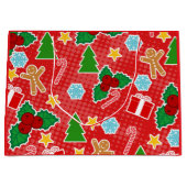 かわいいクリスマス ラージペーパーバッグ (正面)