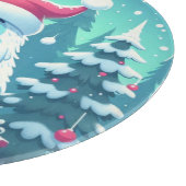 かわいいクリスマス/冬のイェティ カッティングボード (角)