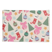 かわいいクリスマス 枕カバー (裏面)