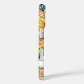 かわいいクリスマス、煙突にサンタクロースとおもちゃ, Case-Mate iPhoneケース (裏面 / 右)