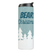 かわいいクリスマス 白い北極クマの漫画 タンブラー (回転左)