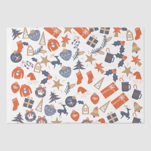 かわいいクリスマス 薄葉紙 (正面)