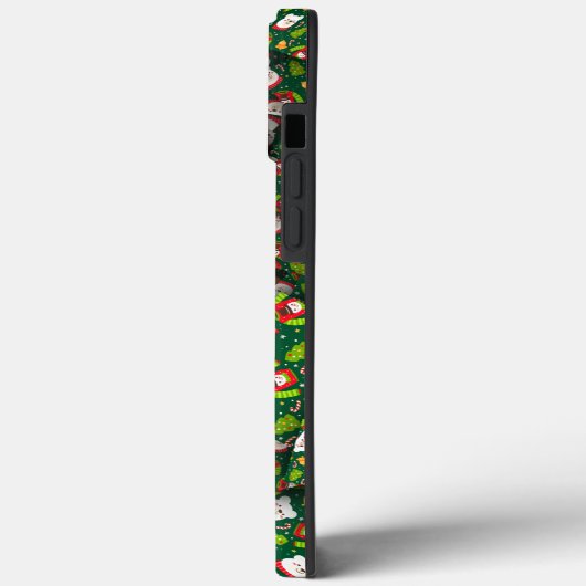 かわいいクリスマス[3D]ベアーズセーターと木 Case-Mate iPhoneケース (裏面 / 左)