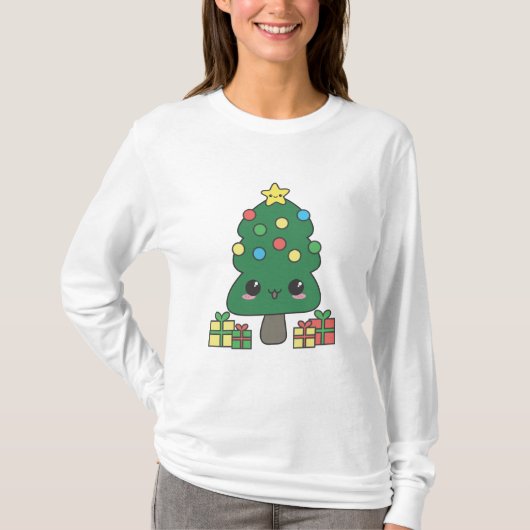 かわいいクリスマス Tシャツ (正面)