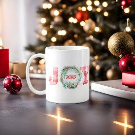 かわいいクリスマスJOYマグカップ コーヒーマグカップ