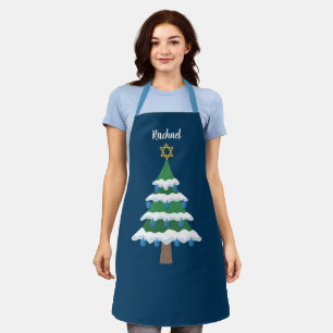 かわいいクリスムカハヌッカクリスマスツリー エプロン