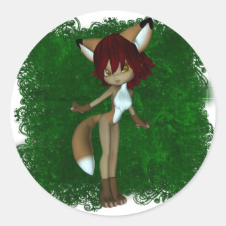 かわいいクリッター05 ラウンドシール