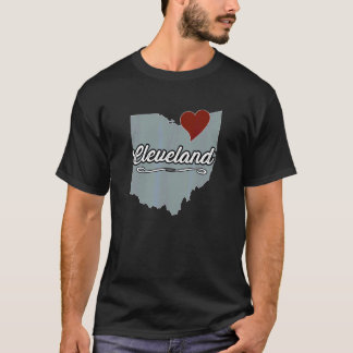 かわいいクリーブランド オハイオ州のお土産 Tシャツ