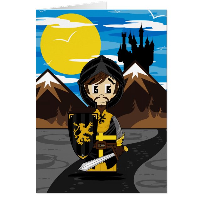 かわいいクルセーダーの騎士カード (正面)