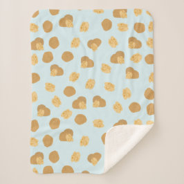 かわいいクルミのナッツパターン シェルパブランケット