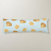 かわいいクルミのナッツパターン ボディピロー (裏面)