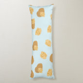 かわいいクルミのナッツパターン ボディピロー (裏面 (縦))