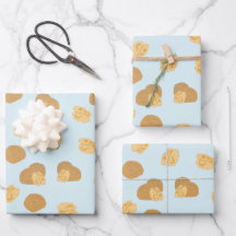 かわいいクルミのナッツパターン