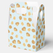 かわいいクルミナッツパターンパステルブルー フェイバーボックス (オープン)