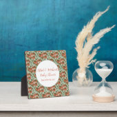 かわいいクレメント・セイジ | シトラス ベイビー シャワー フォトプラーク (インサイチュ)