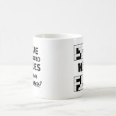かわいいクロスワードパズルラバーコーヒーマグ コーヒーマグカップ (中央)