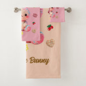 かわいいクロッシェうさぎ バスタオルセット (インサイチュ)