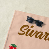 かわいいクロッシェうさぎ ビーチタオル (インサイチュ)