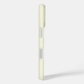 かわいいクロワッサンとサージグリーンのストライプの携帯ケース Case-Mate iPhoneケース (裏面 / 右)