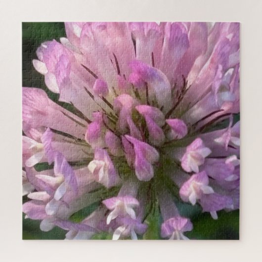 かわいいクローバーの花 ジグソーパズル (縦)