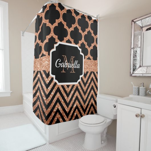 かわいいクローバー シャワーカーテン (インサイチュ)