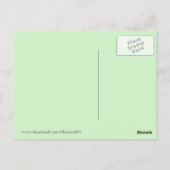 かわいいクローバー ポストカード (裏面)