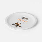 かわいいクワッドバイク ペーパープレート (アングル)