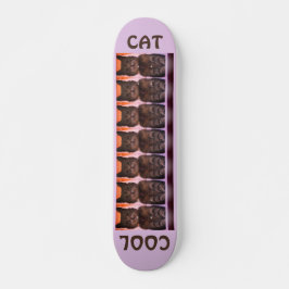 かわいいクールキャット スケートボード